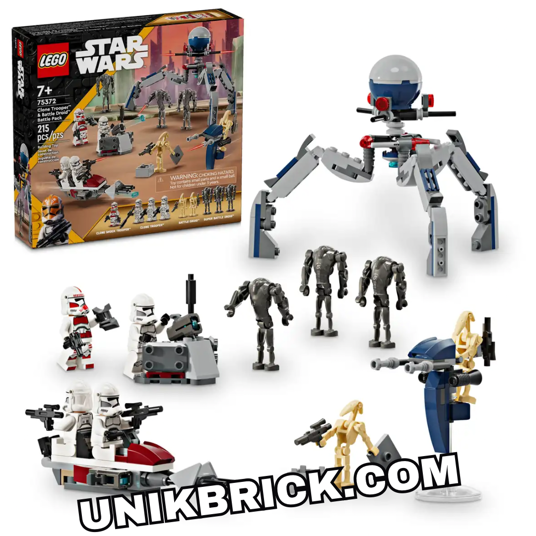 HÀNG ĐẶT/ ORDER] LEGO Star Wars 75372 Clone Trooper Battle Droid