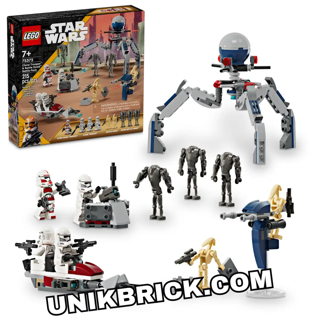 [HÀNG ĐẶT/ ORDER] LEGO Star Wars 75372 Clone Trooper & Battle Droid Battle Pack