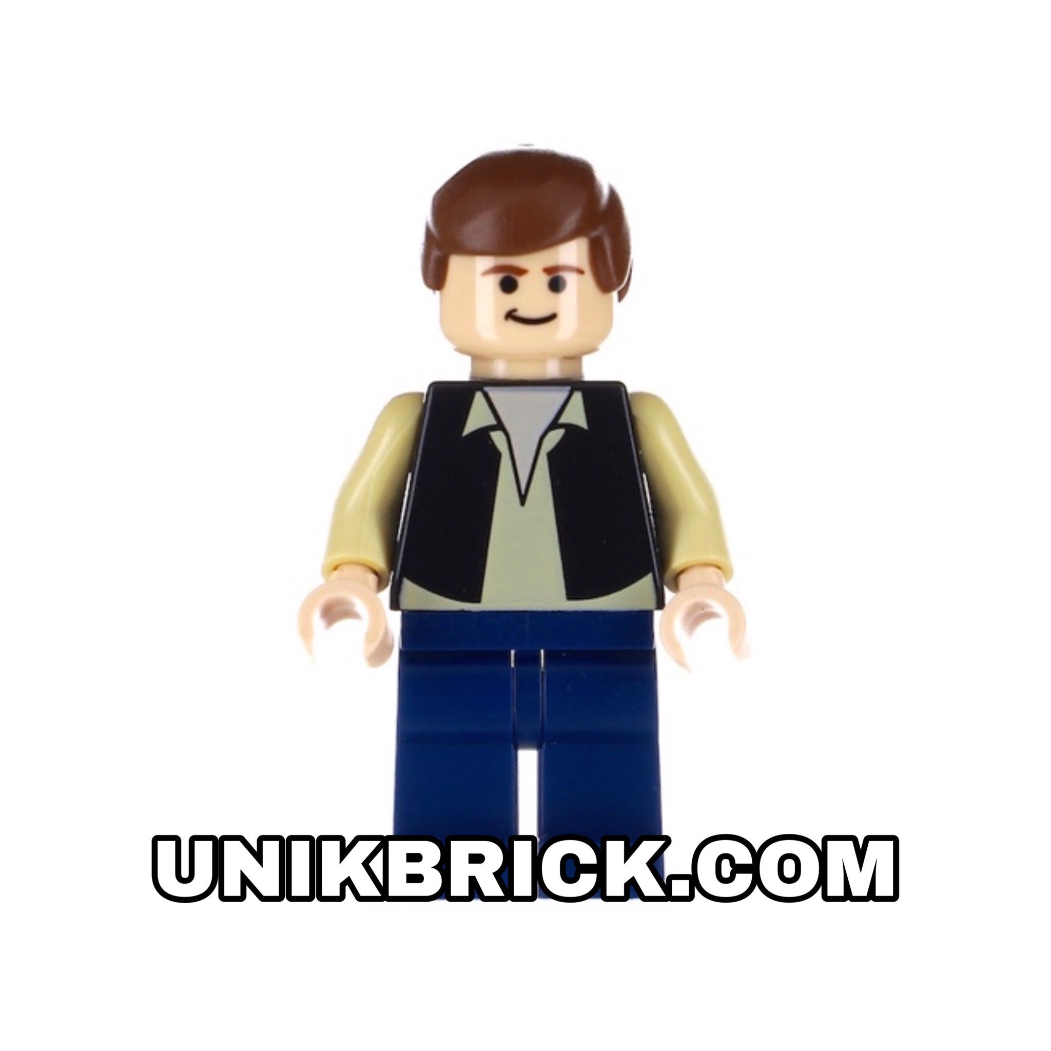 [ORDER ITEMS] LEGO Han Solo Black Vest Dark Blue Legs