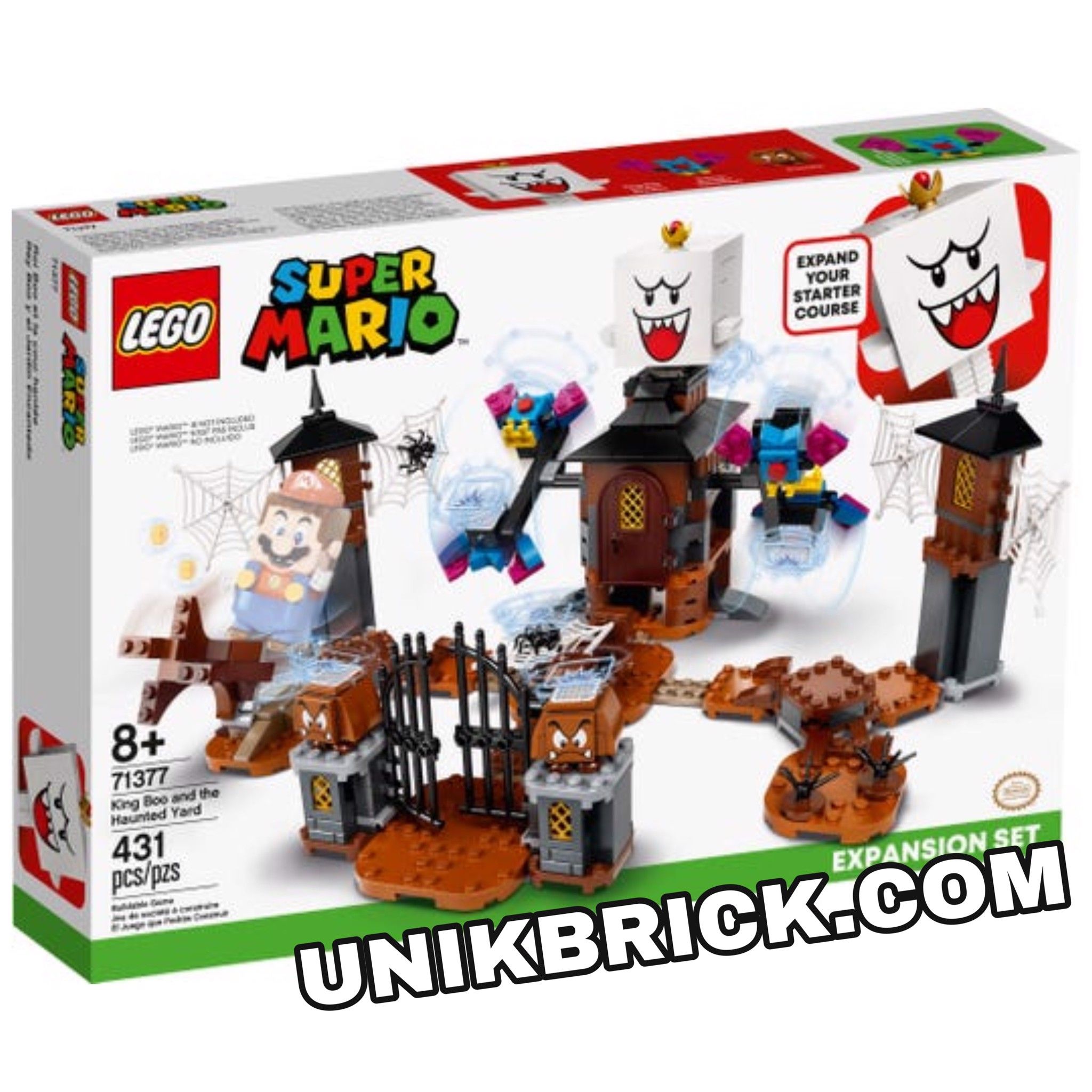[HÀNG ĐẶT/ ORDER] LEGO Super Mario 71377 King Boo and the Haunted Yard Expansion Set
