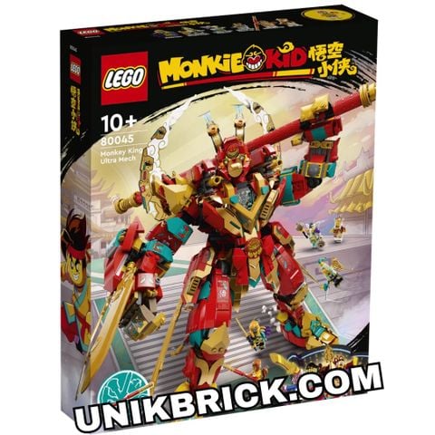  [CÓ HÀNG] LEGO Monkie Kid 80045 Monkey King Ultra Mech 