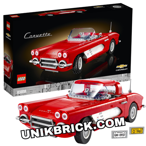  [CÓ HÀNG] LEGO Icons 10321 Chevrolet Corvette 1961 
