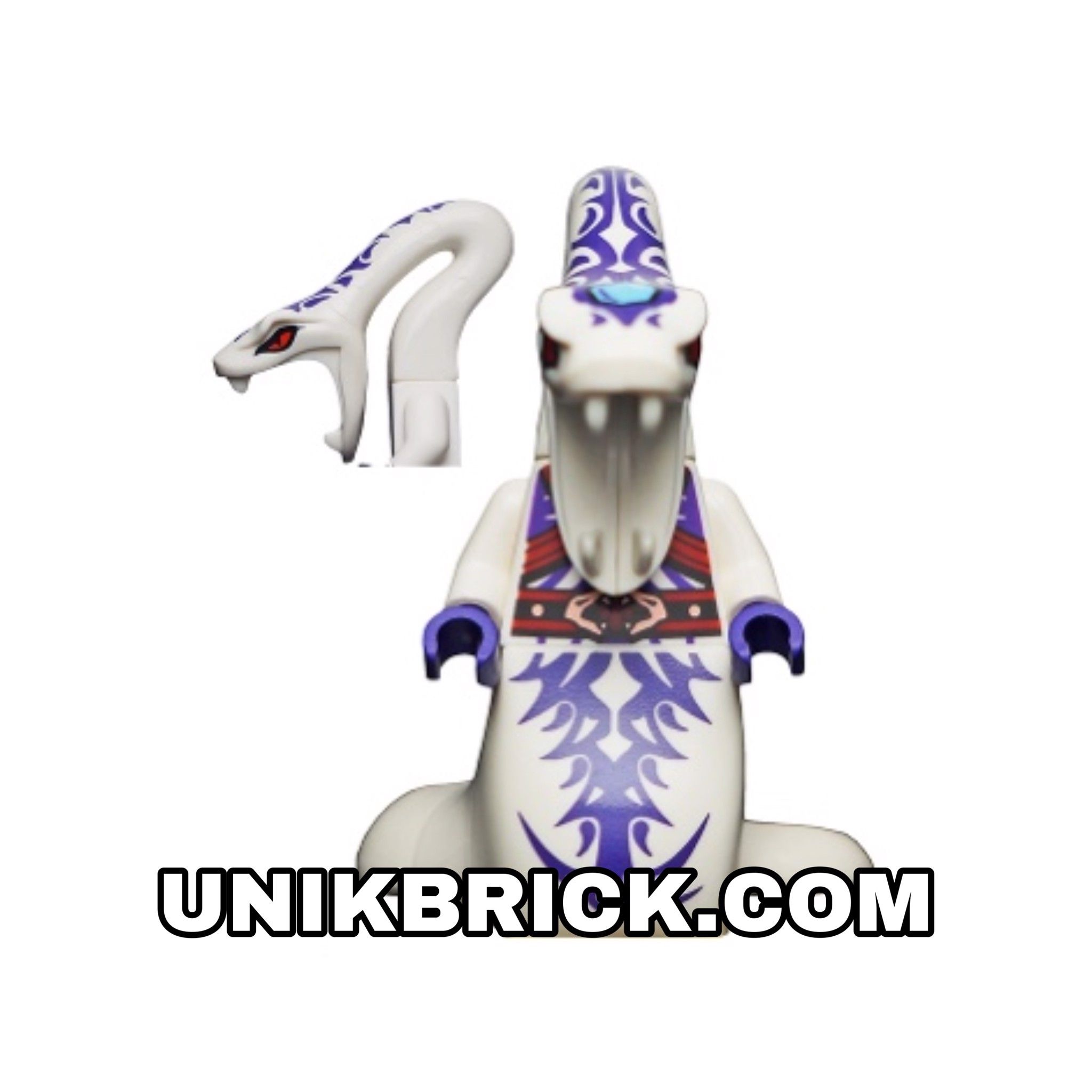 [ORDER ITEMS] LEGO Pythor Chumsworth White with Purple
