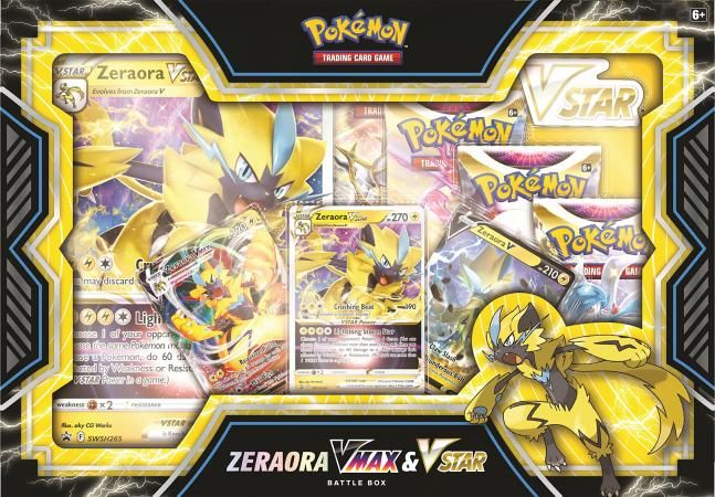 [HÀNG ĐẶT/ ORDER] Pokemon Pokémon TCG Zeraora VMAX & VSTAR Battle Box