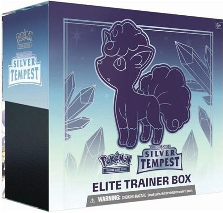  [CÓ HÀNG] Pokemon Pokémon TCG Sword & Shield Silver Tempest Elite Trainer Box 