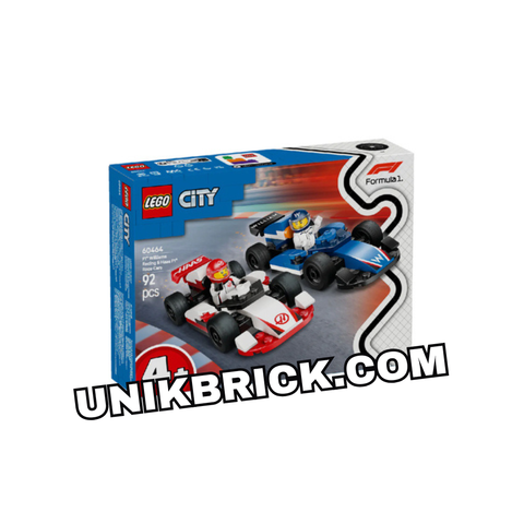  [CÓ HÀNG] LEGO 60464 City F1® Williams Racing & Haas F1® Race Cars Bộ Đôi Xe Đua F1 