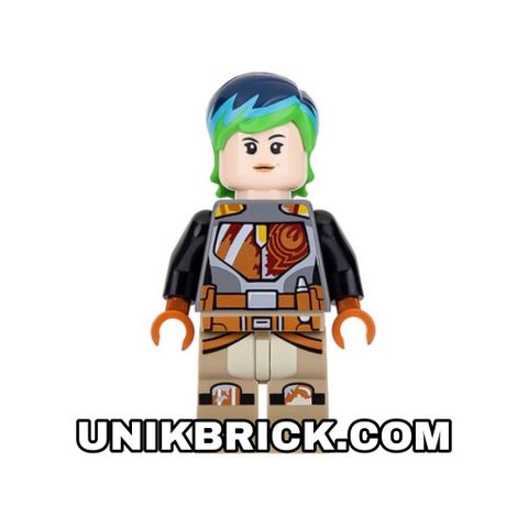  [ORDER ITEMS] LEGO Sabine Wren Bright Green and Dark Blue Hair 