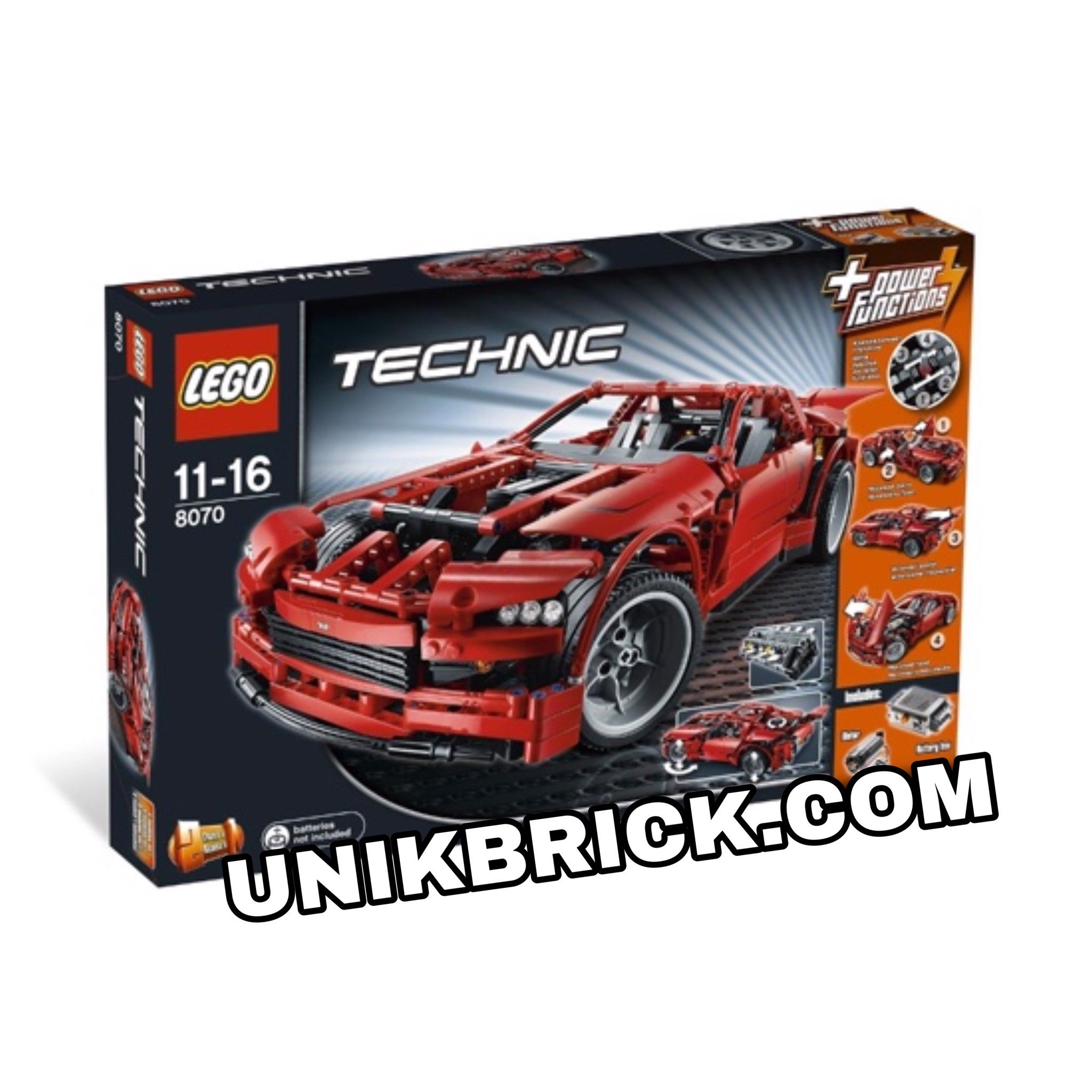 ORDER ITEMS] LEGO Technic 8070 Supercar – UNIK BRICK
