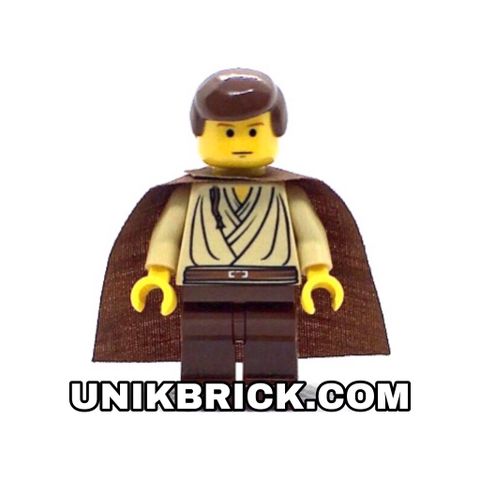  [ORDER ITEMS] LEGO Obi-Wan Kenobi Young with Padawan Braid Pattern 