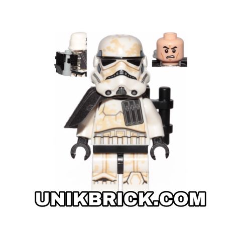  [ORDER ITEMS] LEGO Sandtrooper Enlisted Black Pauldron Ammo Pouch Dirt Stains Survival Backpack 