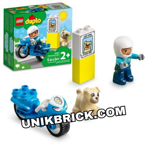  [CÓ HÀNG] LEGO Duplo 10967 Police Motorcycle 