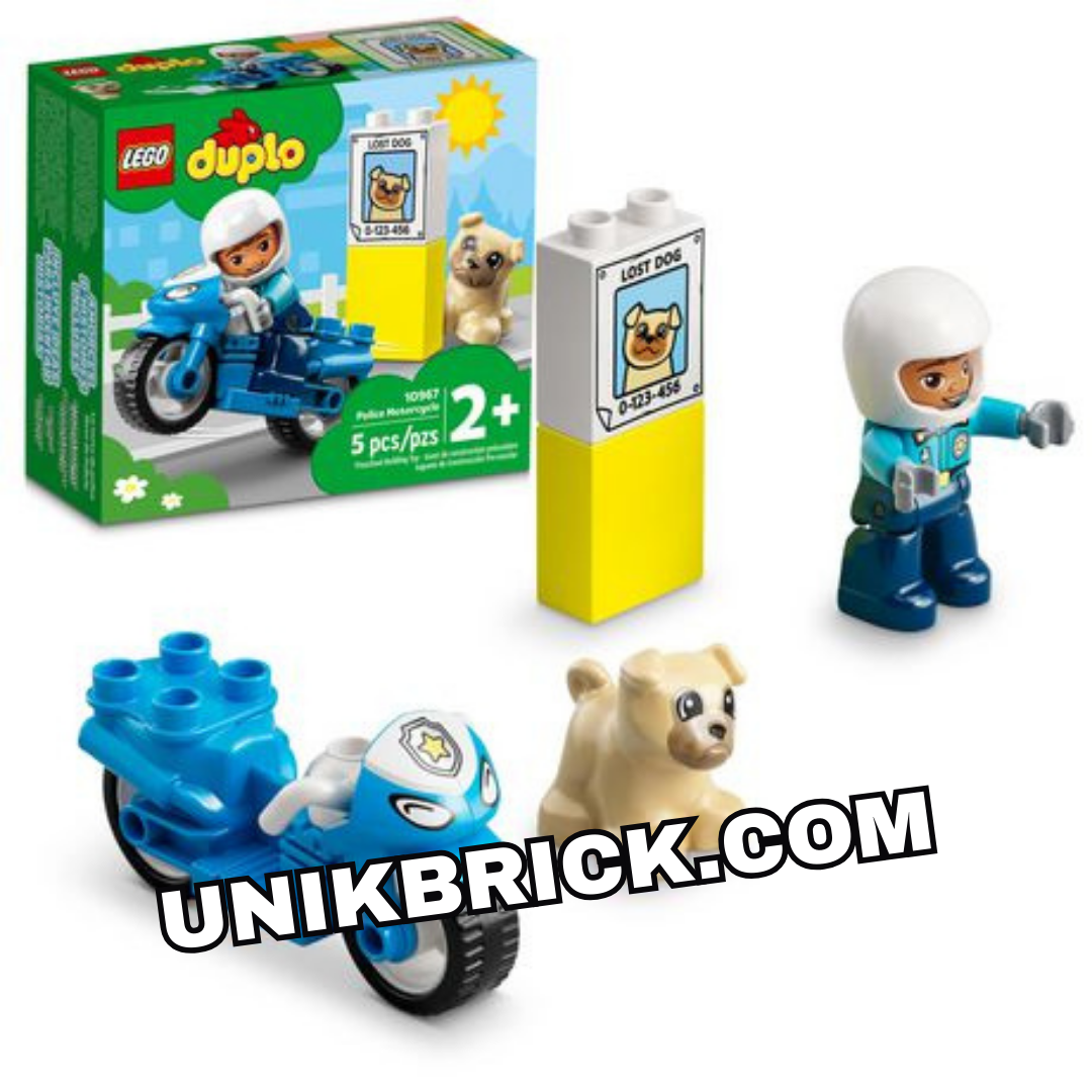 [CÓ HÀNG] LEGO Duplo 10967 Police Motorcycle