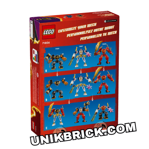  [CÓ HÀNG] LEGO Ninjago 71806 Cole's Elemental Earth Mech 