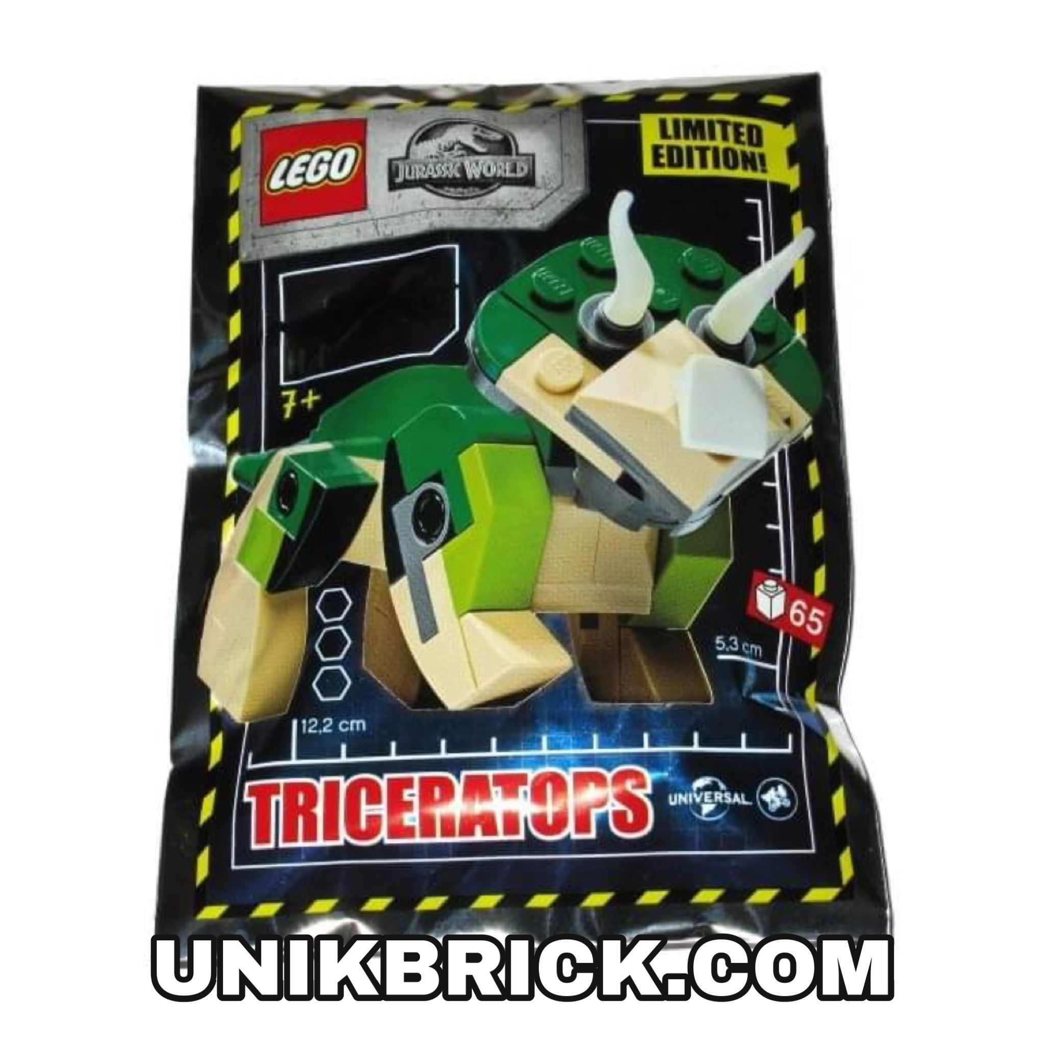 [CÓ HÀNG] LEGO Jurassic World 122006 Triceratops Foil Pack Polybag