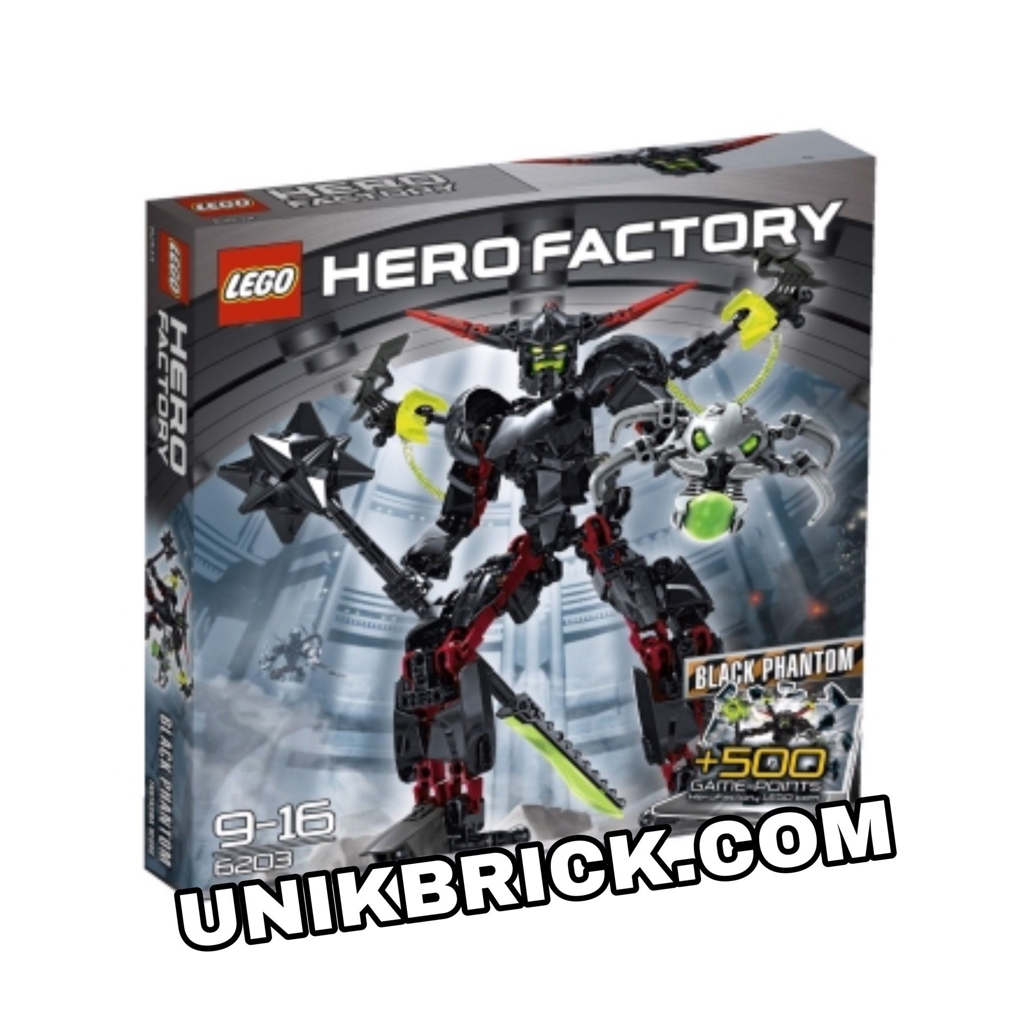 [ORDER ITEMS] LEGO Hero Factory 6203 Black Phantom