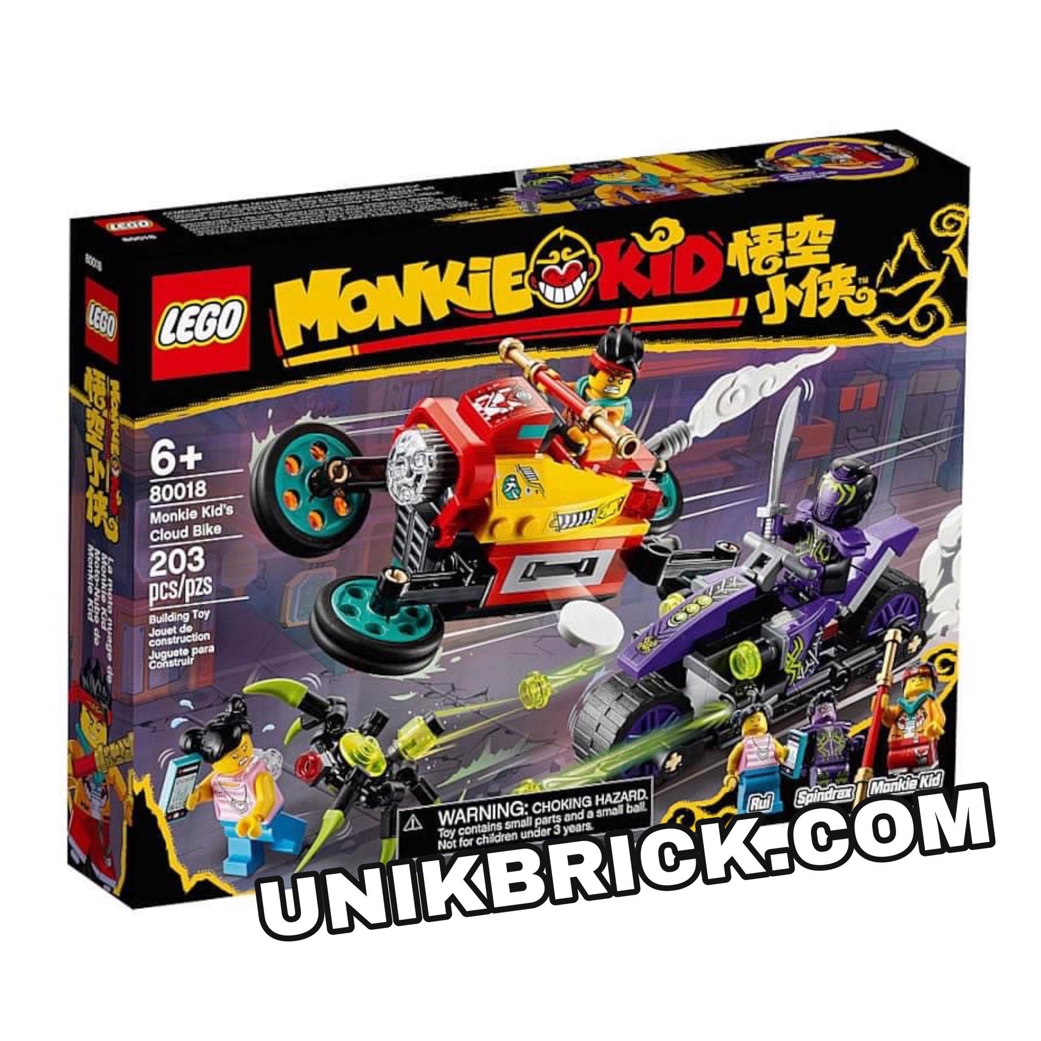 [HÀNG ĐẶT/ ORDER] LEGO Monkie Kid 80018 Monkie Kid’s Cloud Bike