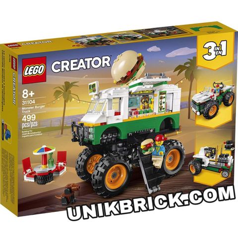  [HÀNG ĐẶT/ ORDER] LEGO Creator 31104 Monster Burger Truck 3 IN 1 