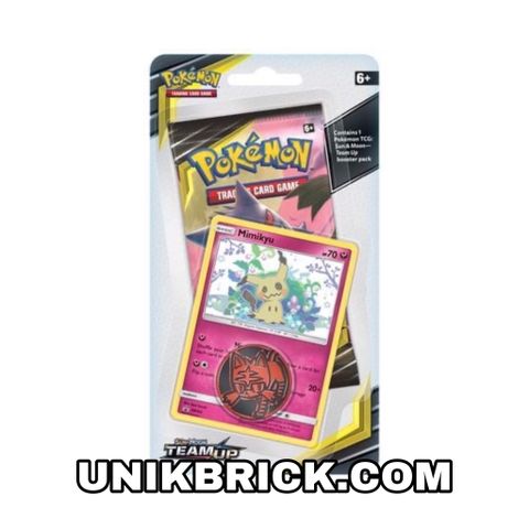  [HÀNG ĐẶT/ ORDER] Pokemon Pokémon TCG Sun & Moon Team Up Checklane Blister Mimikyu Promo 