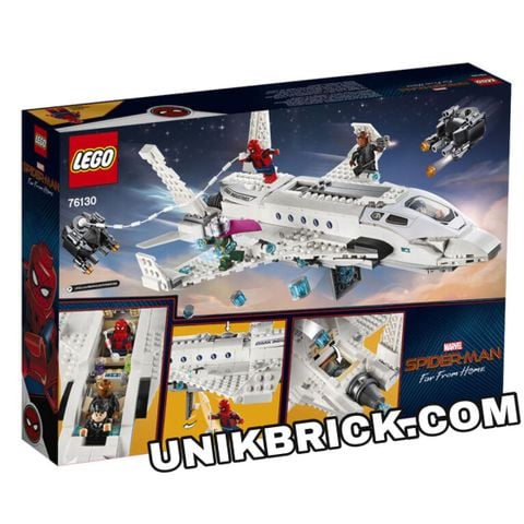  [HÀNG ĐẶT/ ORDER] LEGO Marvel Super Heroes 76130 Stark Jet and the Drone Attack. 