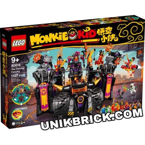  [HÀNG ĐẶT/ ORDER] LEGO Monkie Kid 80016 The Flaming Foundry 