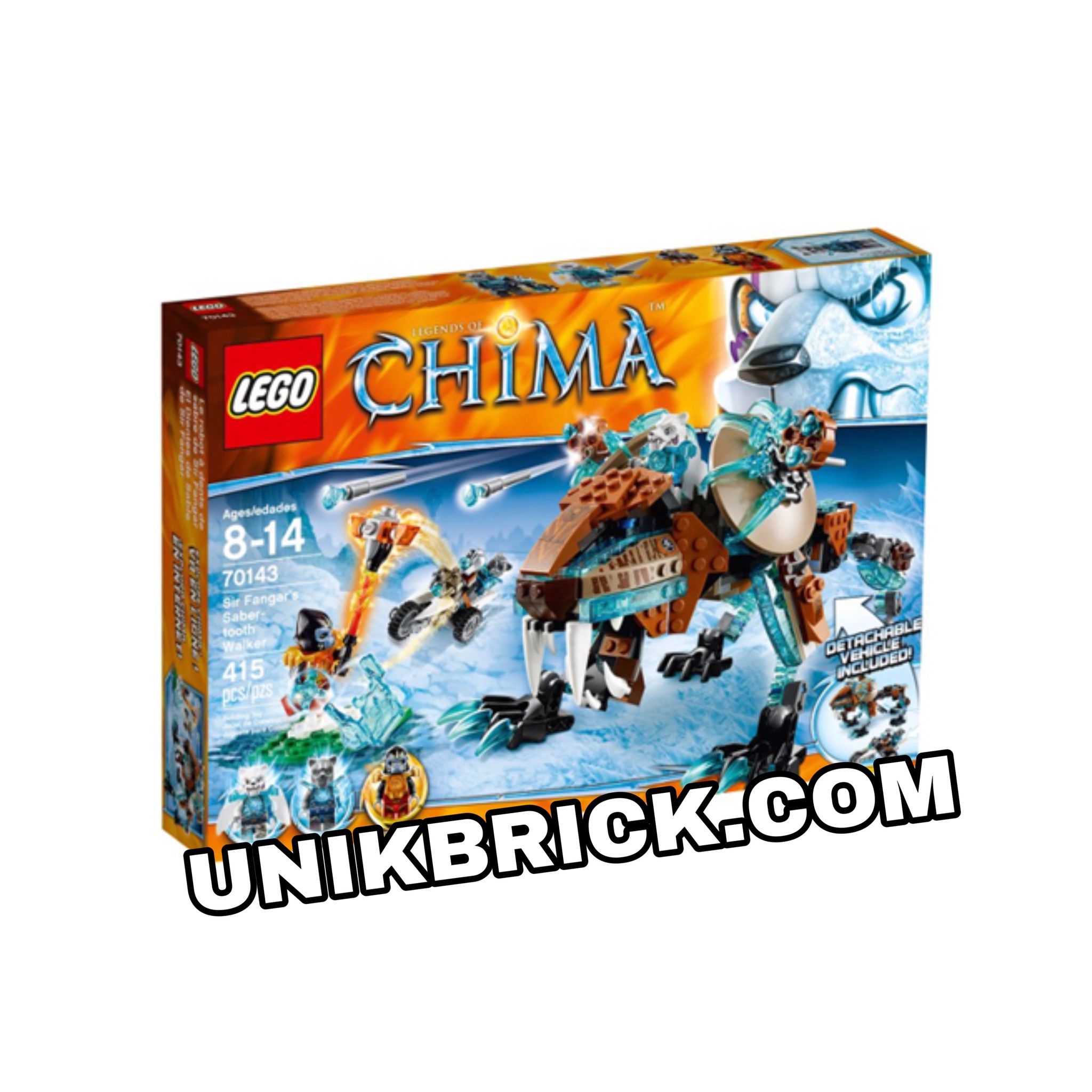 [ORDER ITEMS] LEGO Legends of Chima 70143 Sir Fangar's Saber Tooth Walker