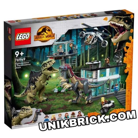  [CÓ HÀNG] LEGO Jurassic World 76949 Giganotosaurus & Therizinosaurus Attack 