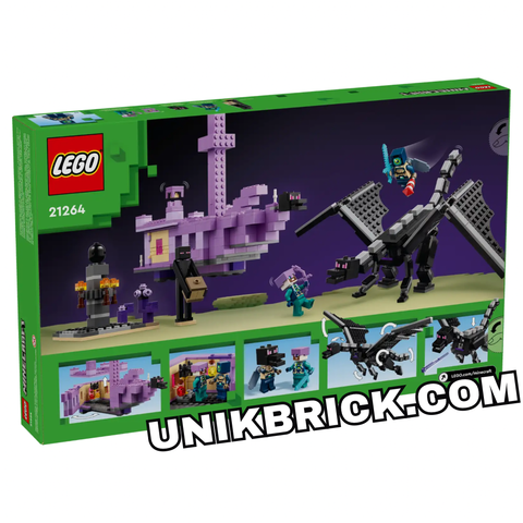  [HÀNG ĐẶT/ ORDER] LEGO Minecraft 21264 The Ender Dragon and End Ship 