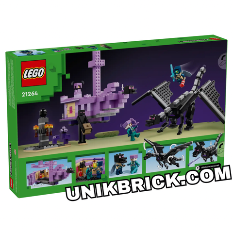  [CÓ HÀNG] LEGO Minecraft 21264 The Ender Dragon and End Ship 