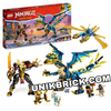 [CÓ HÀNG] LEGO Ninjago 71796 Elemental Dragon vs. The Empress Mech