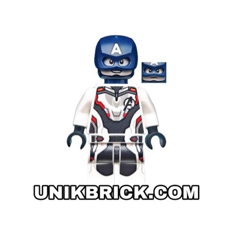  [ORDER ITEMS] LEGO Captain America White Jumpsuit Helmet 