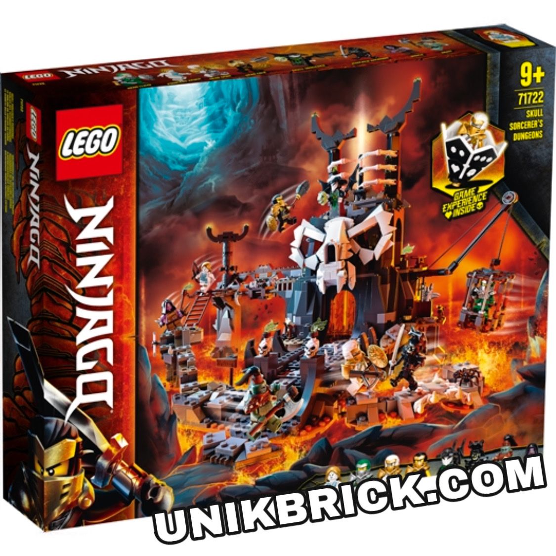 [HÀNG ĐẶT/ ORDER] LEGO Ninjago 71722 Skull Sorcerer's Dungeons