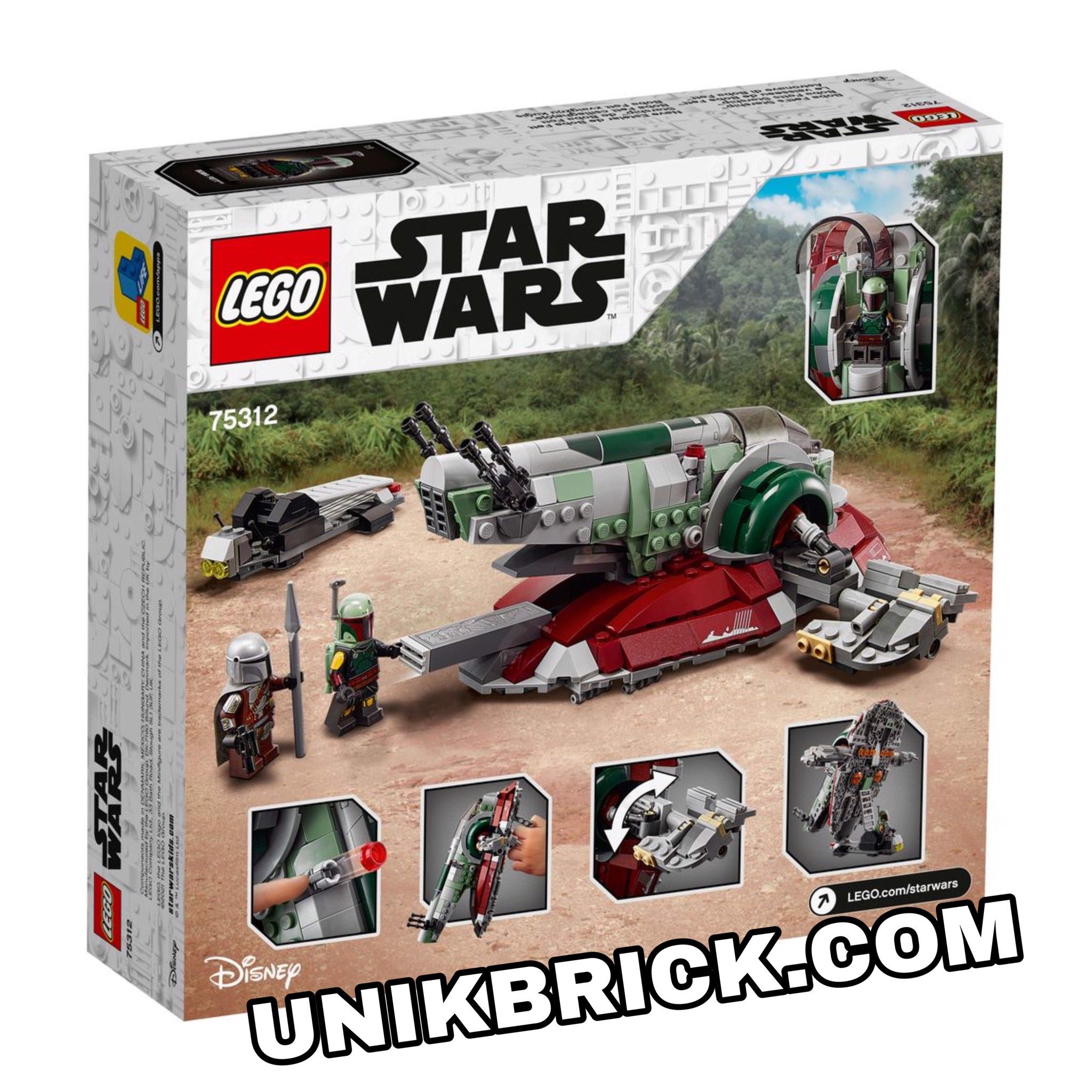 LEGO Star Wars 75312 Boba Fett’s Starship – UNIK BRICK