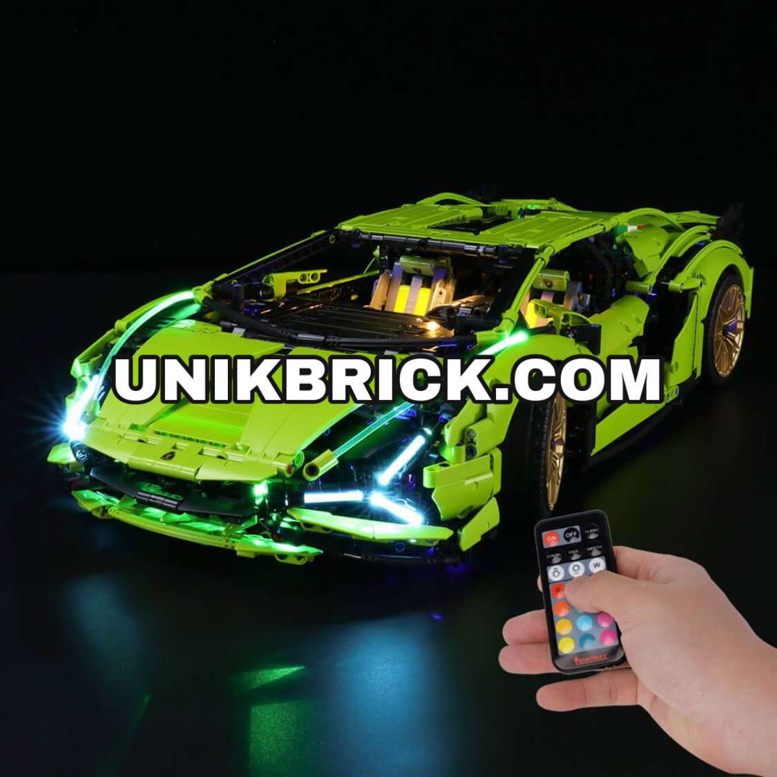 Briksmax Light Kit For Lego Lamborghini Sian FKP 37 42115 UNIK BRICK