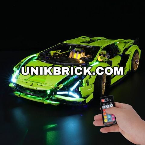  [HÀNG ĐẶT/ ORDER] Briksmax Light Kit For Lego Lamborghini Sián FKP 37 42115 