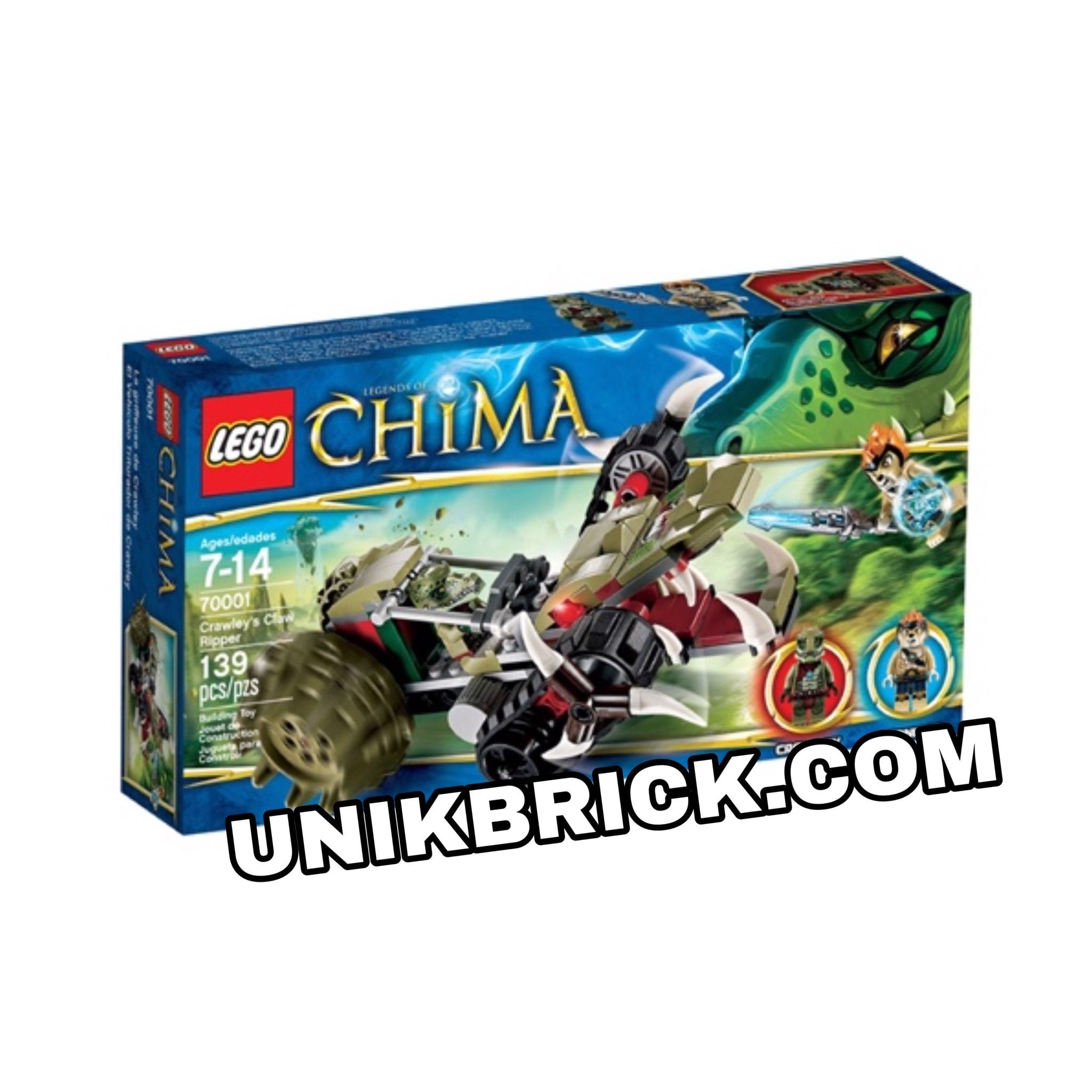 [ORDER ITEMS] LEGO Legends of Chima 70001 Crawley's Claw Ripper
