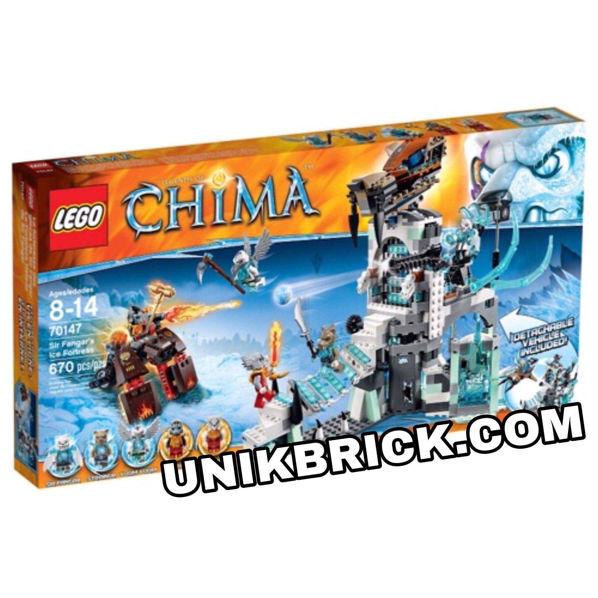 [ORDER ITEMS] LEGO Legends of Chima 70147 Sir Fangar's Ice Fortress