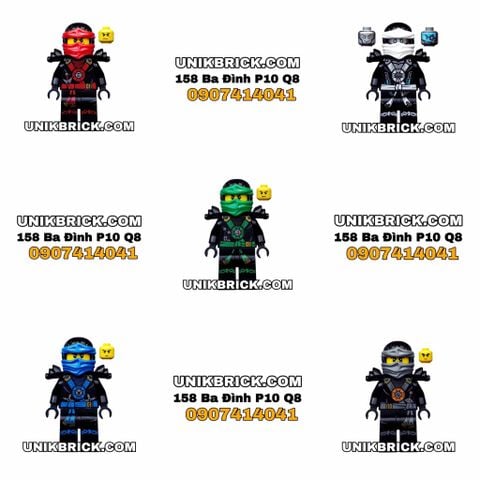  LEGO Ninjago Combo 5 Ninja Deepstone Armor Possession 