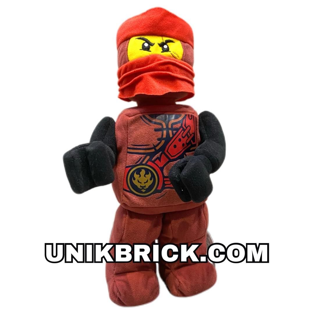 LEGO Ninjago Kai Minifigure Plush Ninja Đỏ Nhồi Bông
