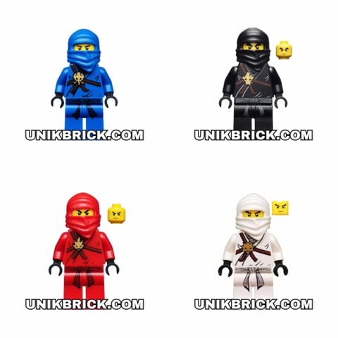  LEGO Ninjago Combo 4 Ninja The Golden Weapons Original Season 1 