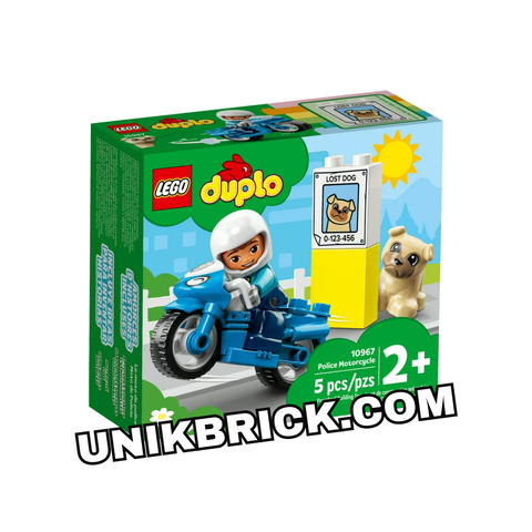  [CÓ HÀNG] LEGO Duplo 10967 Police Motorcycle 