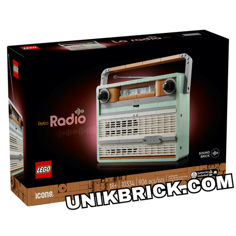  [HÀNG ĐẶT/ ORDER] LEGO Icons 10334 Retro Radio 