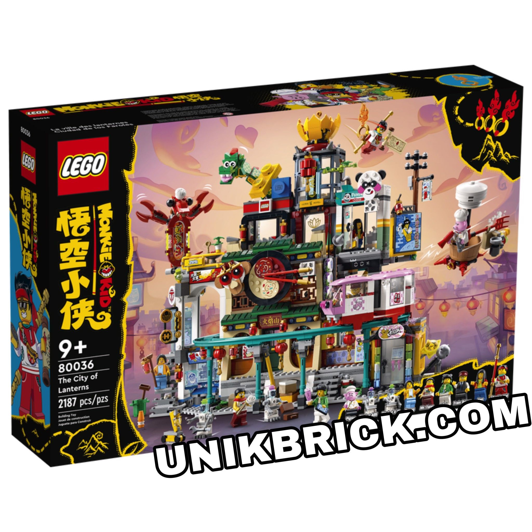 [HÀNG ĐẶT/ ORDER] LEGO Monkie Kid 80036 The City of Lanterns