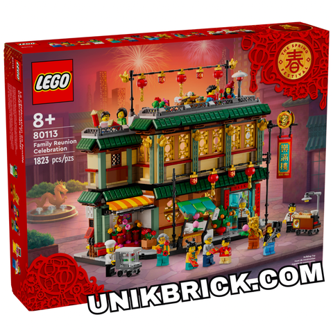  [HÀNG ĐẶT/ORDER] LEGO Family Reunion Celebration 80113 New Year 2024 