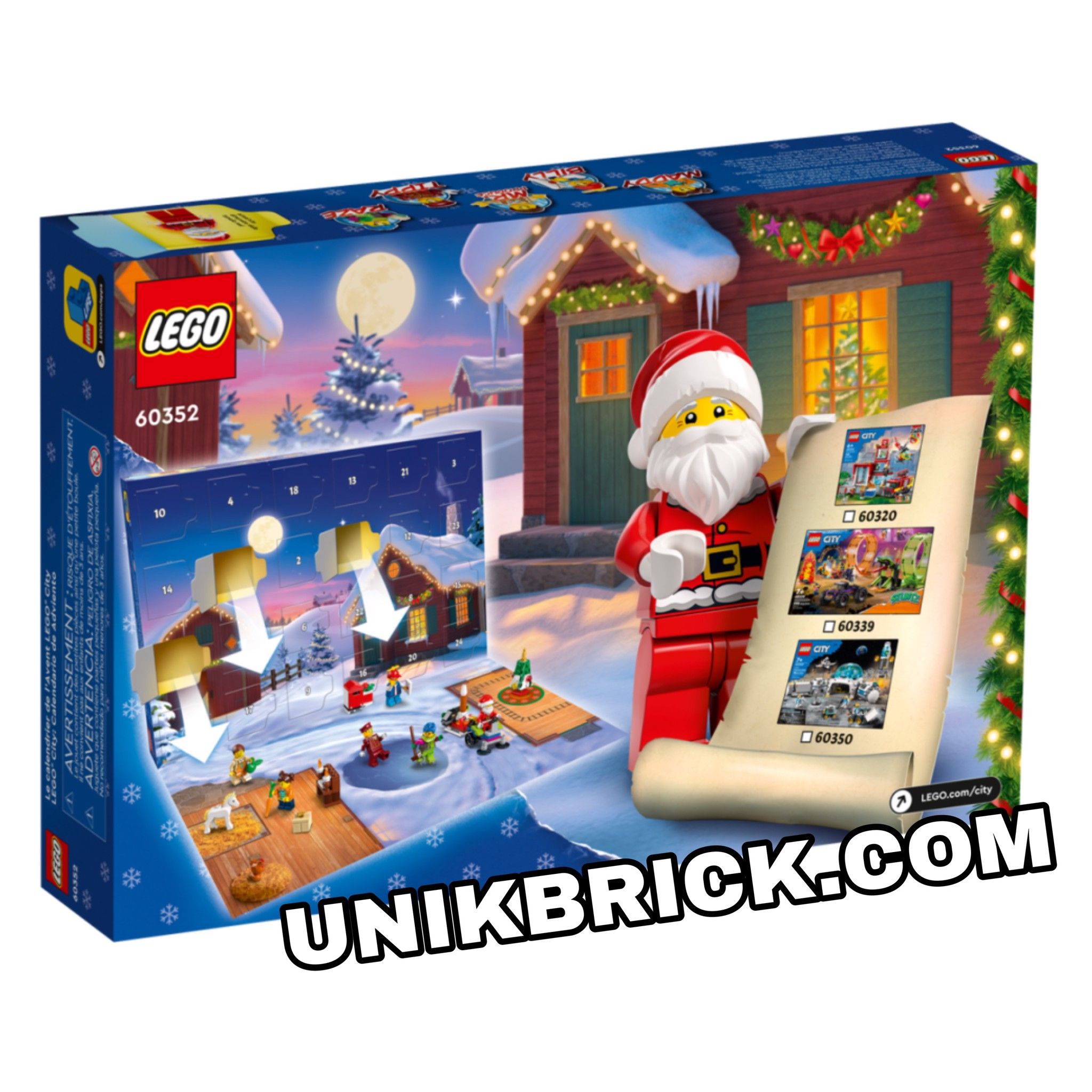 LEGO City 60352 Advent Calendar UNIK BRICK