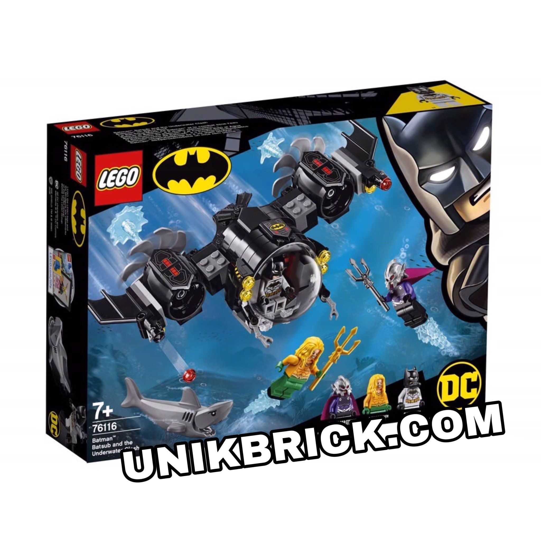 [CÓ HÀNG] LEGO DC Super Heroes 76116 Batman Batsub and the Underwater Clash