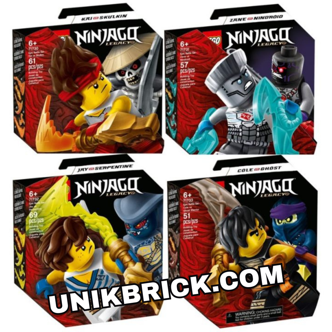 [CÓ HÀNG] LEGO Ninjago Combo 4 Epic Battle Sets 71730 71731 71732 71733