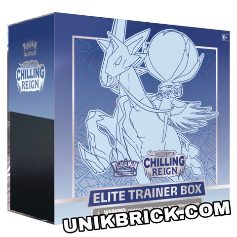  [HÀNG ĐẶT/ ORDER] Pokemon Pokémon TCG Sword & Shield Chilling Reign Ice Rider Calyrex Elite Trainer Box 