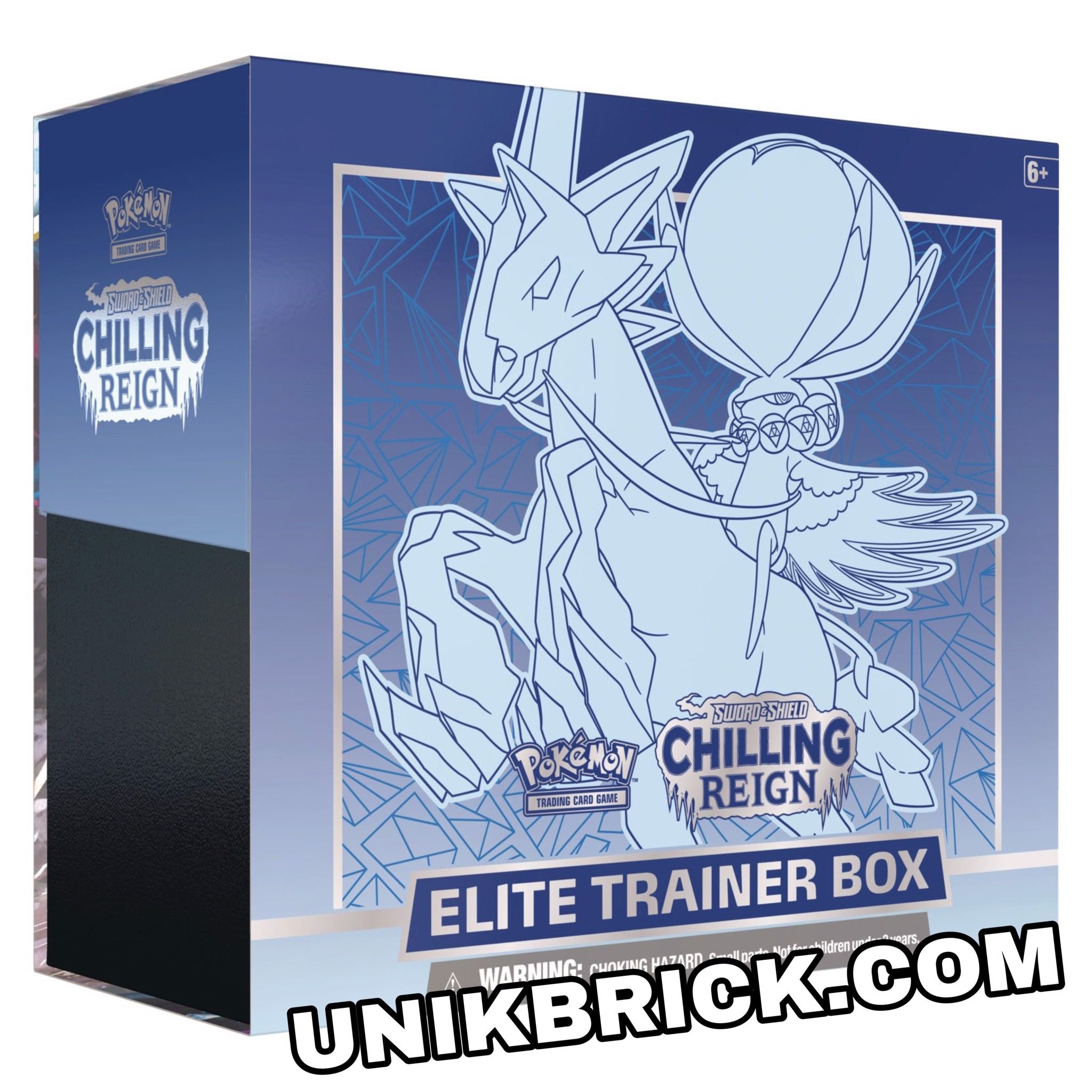 [HÀNG ĐẶT/ ORDER] Pokemon Pokémon TCG Sword & Shield Chilling Reign Ice Rider Calyrex Elite Trainer Box