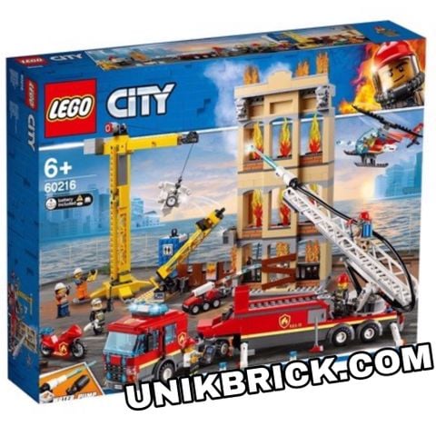  [CÓ HÀNG] LEGO City 60216 Downtown Fire Brigade 