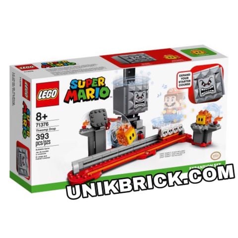  [HÀNG ĐẶT/ ORDER] LEGO Super Mario 71376 Thwomp Drop Expansion Set 